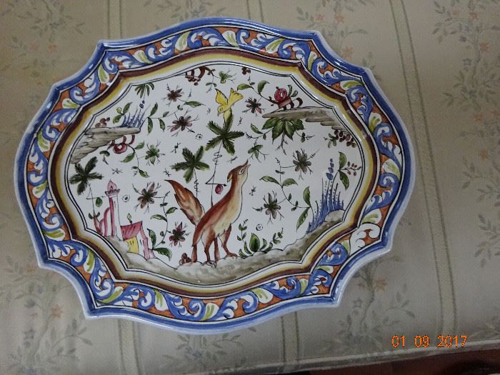Another decorative hand-painted plate
