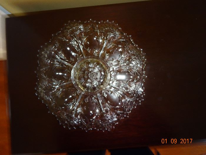 Beautiful glass decoration plate