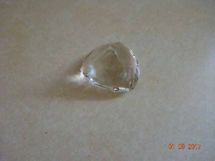 A beautiful Crystal paperweight