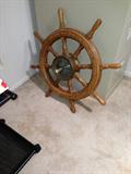 Ship Wheel Clock