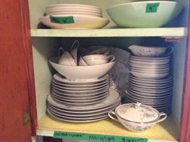 set of Noritake Lenore China, additional plates, bowls