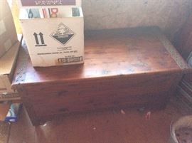 Storage Building 2 - metal studded cedar chest in good condition