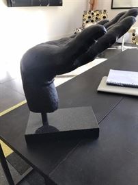 Metal Hand Sculpture