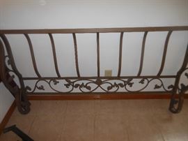 Ornate footboard...Ideal for repurposing