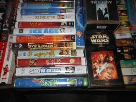LOTS!!!!! of VHS/some new
