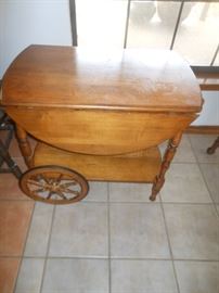Vintage tea cart