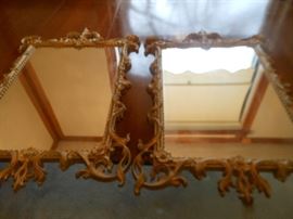 Vintage matching mirrors