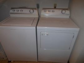 Like new....Maytag washer & electric dryer