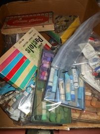 Vintage artist supplies