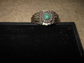 Vintage sterling cuff marked "Sanford"