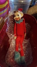Antique elf on the shelf.