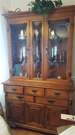 Mid century modern china cabinet.