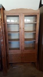 Storage cabinet perfect for painting or staining.