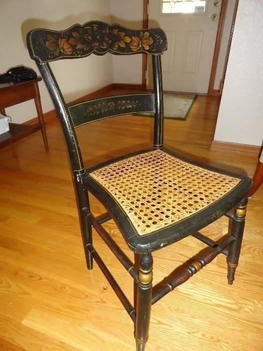 Hitchcock Chair with wicker seat