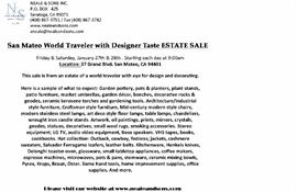 Beek Estate Sale Postcard 8.19.16 BACK