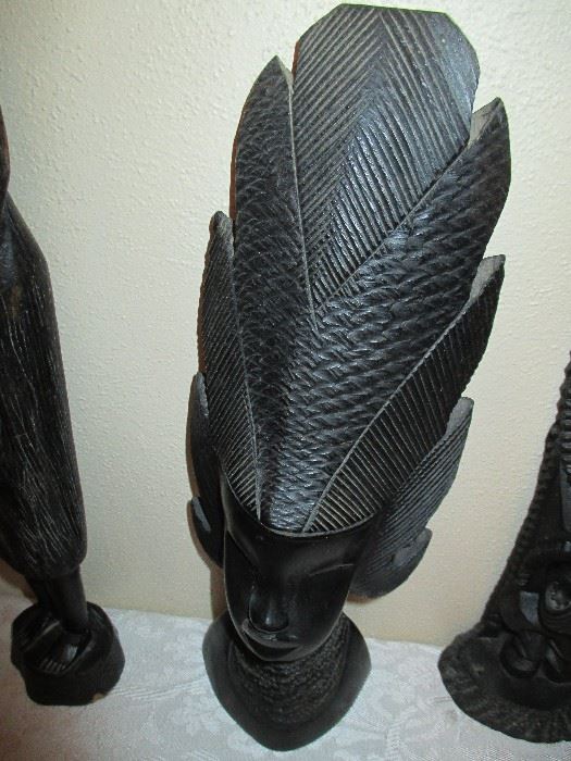Made in Kenya - Ebony tribal bust