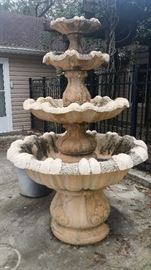 Fountain, very large.  At least 5'4"