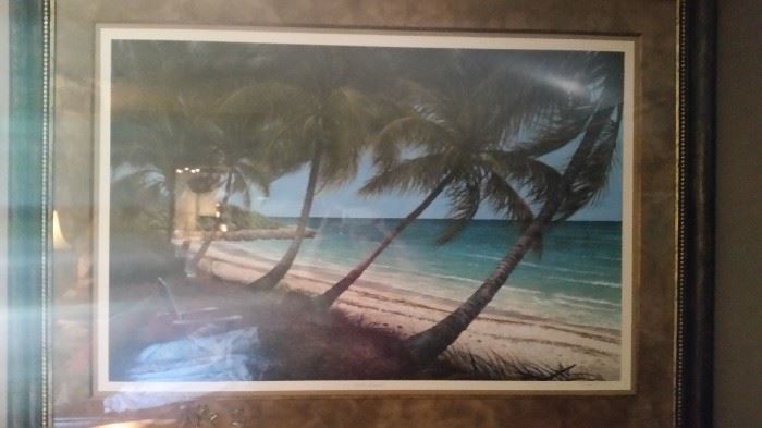 Tripp Harrison 30 x 46 Numbered Print in frame "Endless Summer"