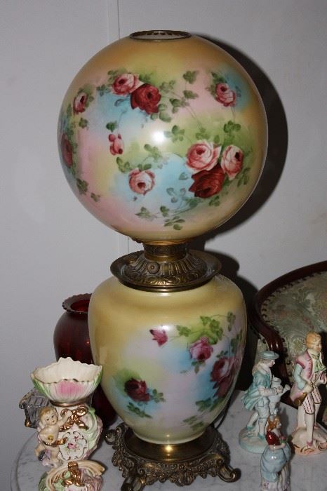 1 of a beautiful pair of Vintage Gone With The Wind Lamps