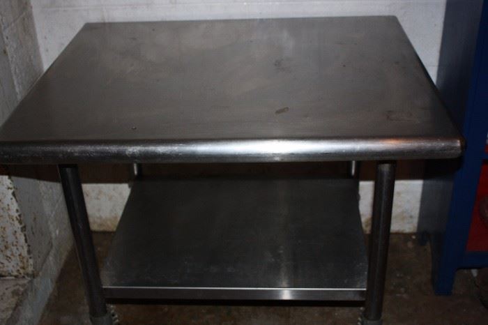 There are several Stainless Steel Prep Tables