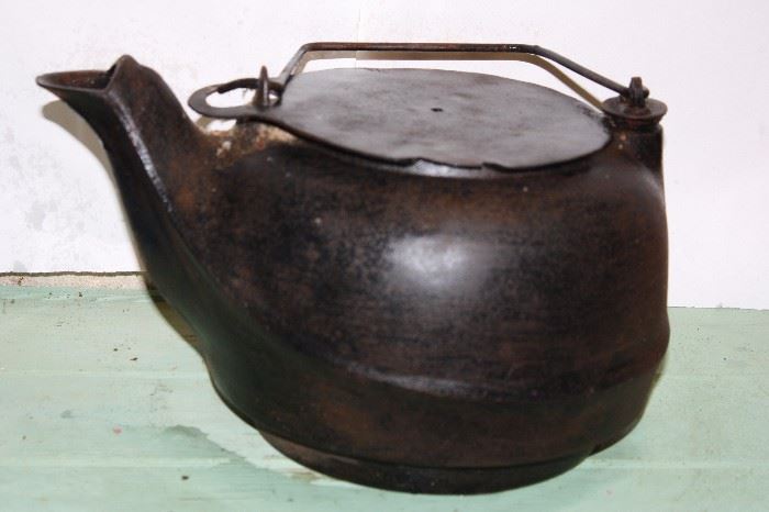 Antique Cast Iron Hot Water Pot
