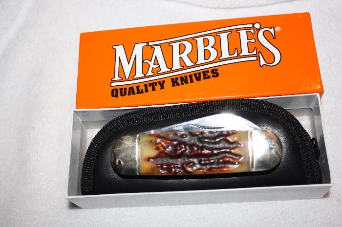 New in Box Marbles Pocket Knife