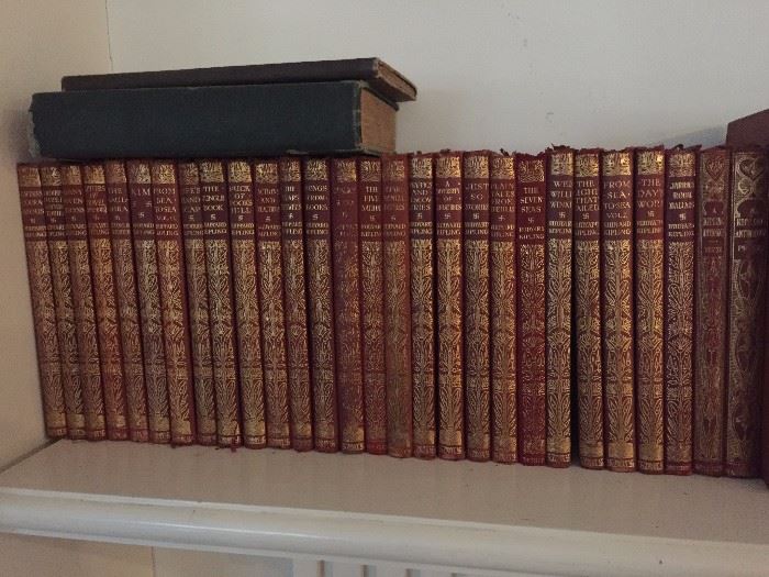 Rare Books Antique Macmillan's Kipling Pocket Series