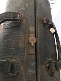 Antique doctors bag with tools