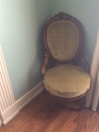 original victorian side chair, not a reproduction