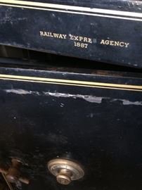 upclose of the safe 