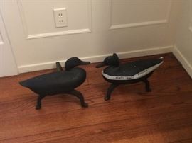 Liberty Iron Duck andirons