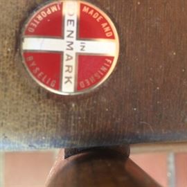 this is the mark on the set of four mid century chairs