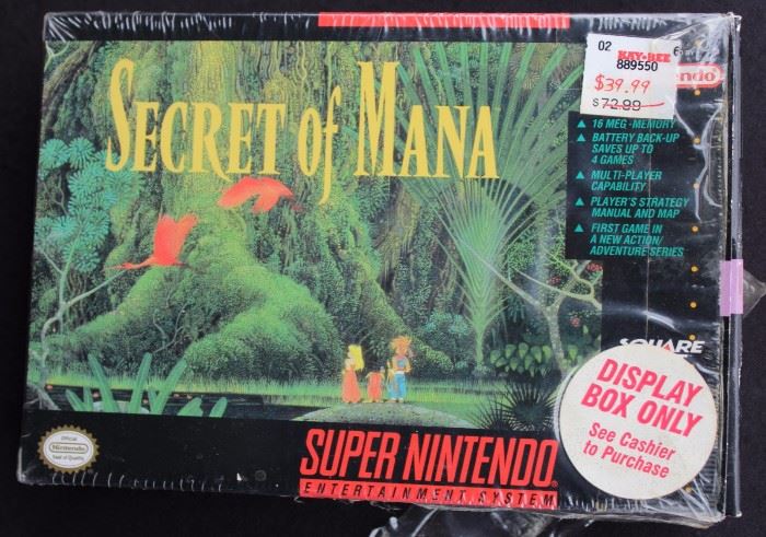 Secret of Mana Super Nintendo SNES JRPG
