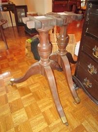 Pair of quality Duncan Phyfe table bases
