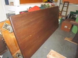 This is the top to the large trestle table.  It's solid!