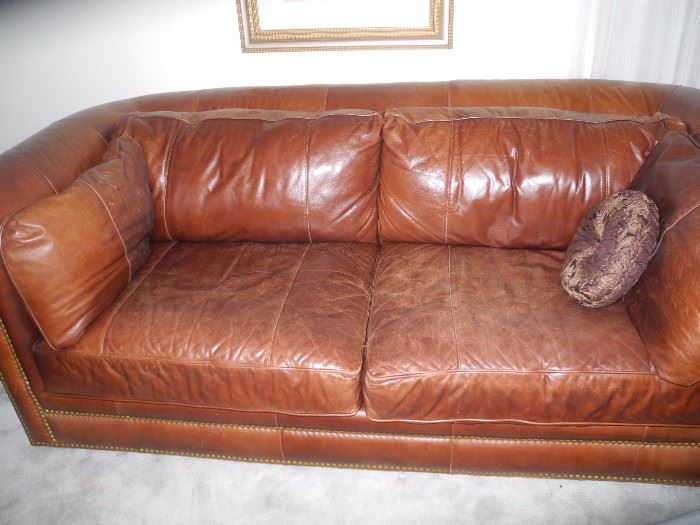 Beautiful leather sofa
