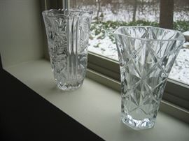 Vases and other glassware