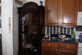 empire style curio cabinet