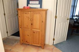 pine armoire