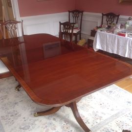 Gorgeous Dining Room Table Set. Hickory Furniture Company. James River Collection. 8 Chairs. Selling Chairs Separately. Purchased at Leo Burke. Table Comes With Custom Made pad.
