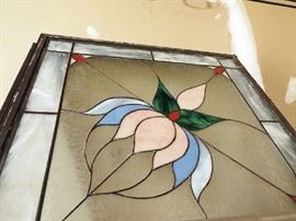 Vintage stained glass window