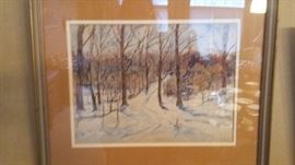 F A Busing watercolor