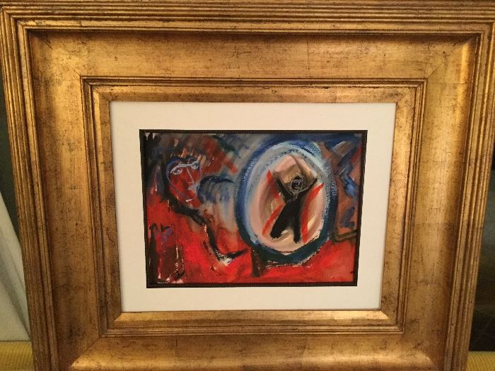 ORIGINAL OIL PAINTING BY THE LATE WELL KNOWN ARTIST DOUG WILLIAMS - TITLED "LEAP OF LOVE"