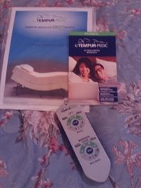 Queen Size Tempur-Pedic Adjustable bed with massage!