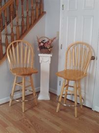 1 of the 3 sets of Bar/Kitchen Stools/Plant Stand