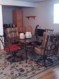 Outdoor Porch Table & 4 Chairs