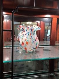 Lots of MURANO Glass, including RARE Murano Glass Ice Bucket Set w/ Clown Design. 