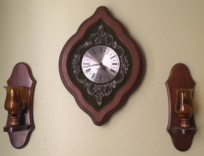 Wall Sconce, Wall Clock
