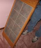 Extension leaf for tile top kitchen table photo.