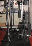 Smith Machine with Pec Deck, Lat Pull Down and Weight Stack.
